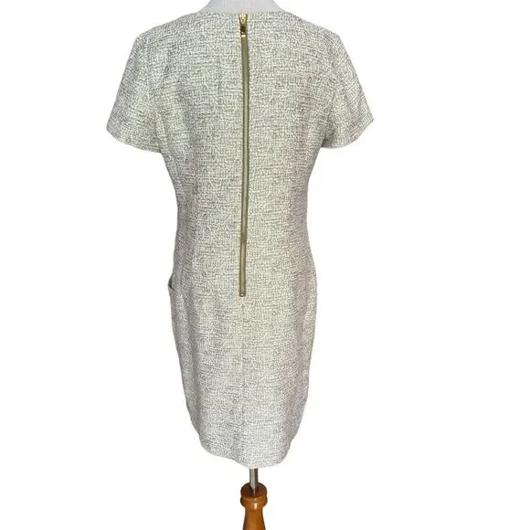 Womens Size 8 Southern Tide Seagrass Green Paislee Tweed Dress - Picture 6 of 9